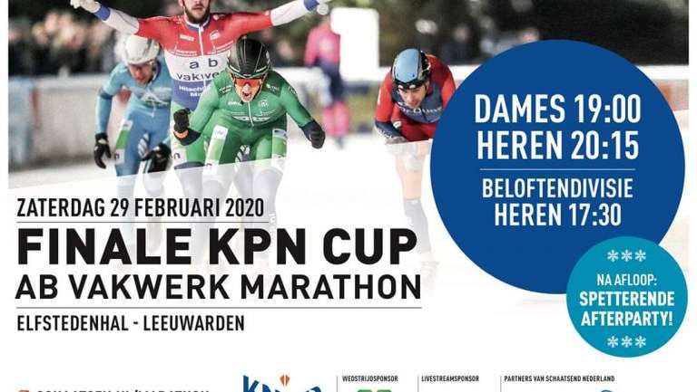 Peloton maakt zich op voor finale KPN Marathon Cup in Leeuwarden