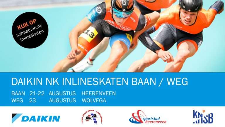 Friesland maakt zich op voor Daikin NK Inlineskaten Baan/Weg