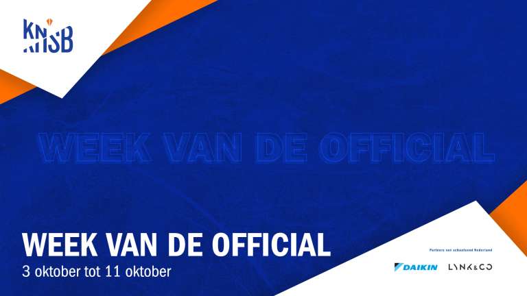Week van de Official van start