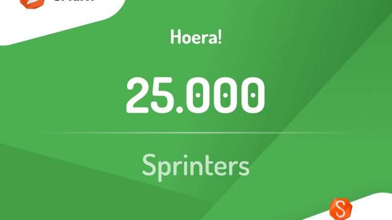 25.000 gebruikers van innovatieve Sprint app!