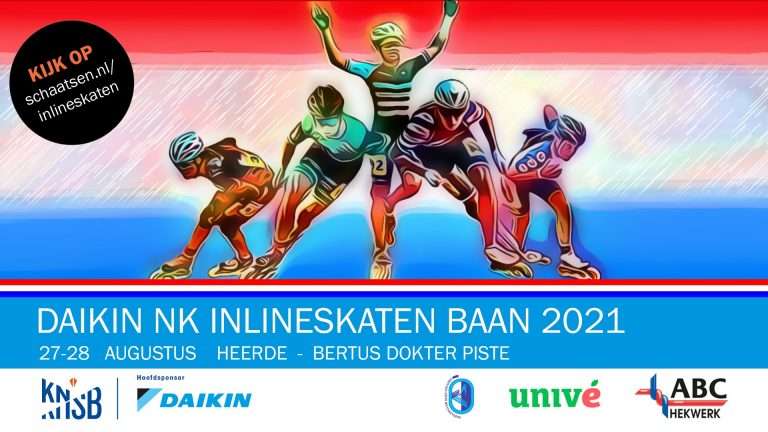 Daikin NK Inlineskaten op de baan in Heerde met publiek