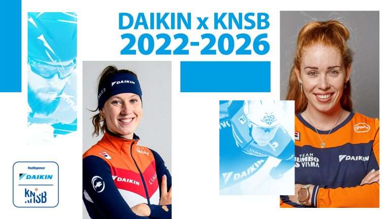 Hoofdsponsor Daikin verlengt contract met KNSB tot medio 2026