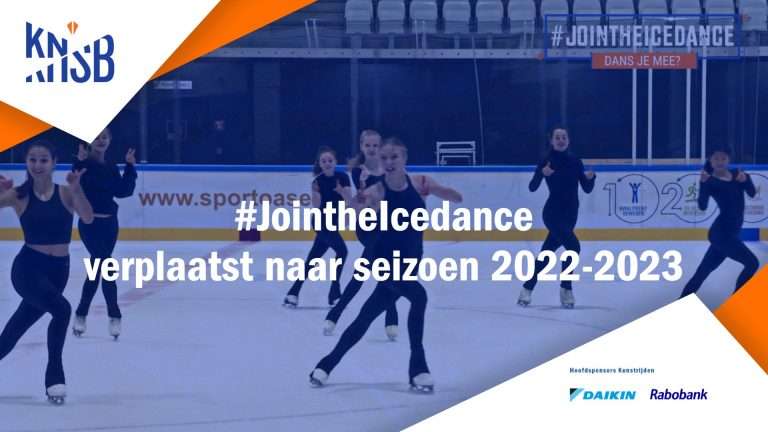 #JointheIcedance verplaatst naar volgend seizoen