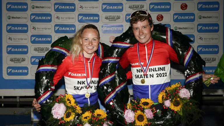 Groenewoud en Haasjes oppermachtig naar Nederlandse titel inlineskaten marathon