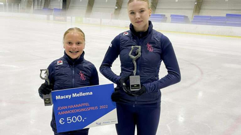 KNSB eert Lindsay van Zundert als kunstrijdster van het jaar, talent Macey Mellema ontvangt aanmoedigingsprijs