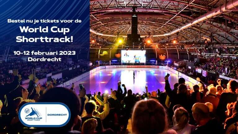 Ticketverkoop ISU World Cup Dordrecht van start