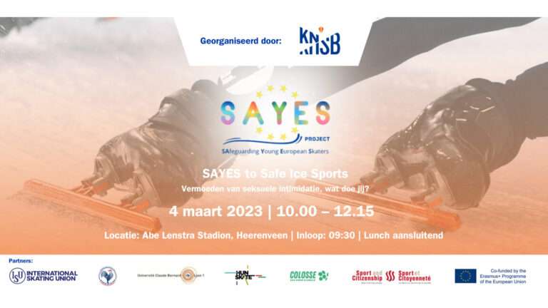 KNSB houdt conferentie in Heerenveen over seksuele intimidatie in schaatssport
