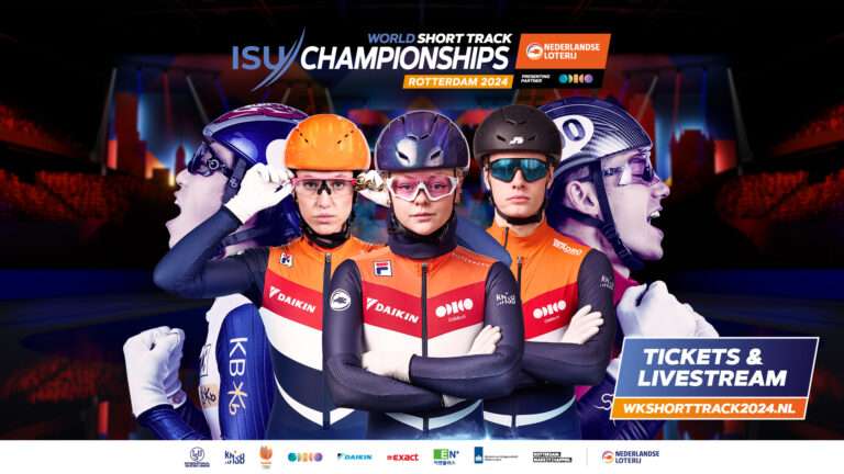 Het is bijna zover, het WK Shorttrack in Rotterdam Ahoy