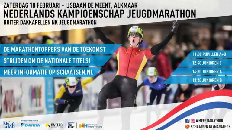 Provincie Noord-Holland steunt NK Jeugdmarathon en NK G-Marathon