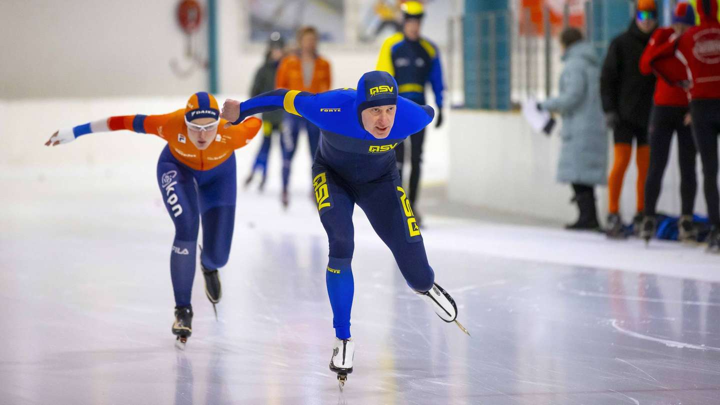 Twee van de zestig Nijmeegse deelnemers in actie tijdens de tweede ANS-testwedstrijd. | Foto: Hanneke Mennens