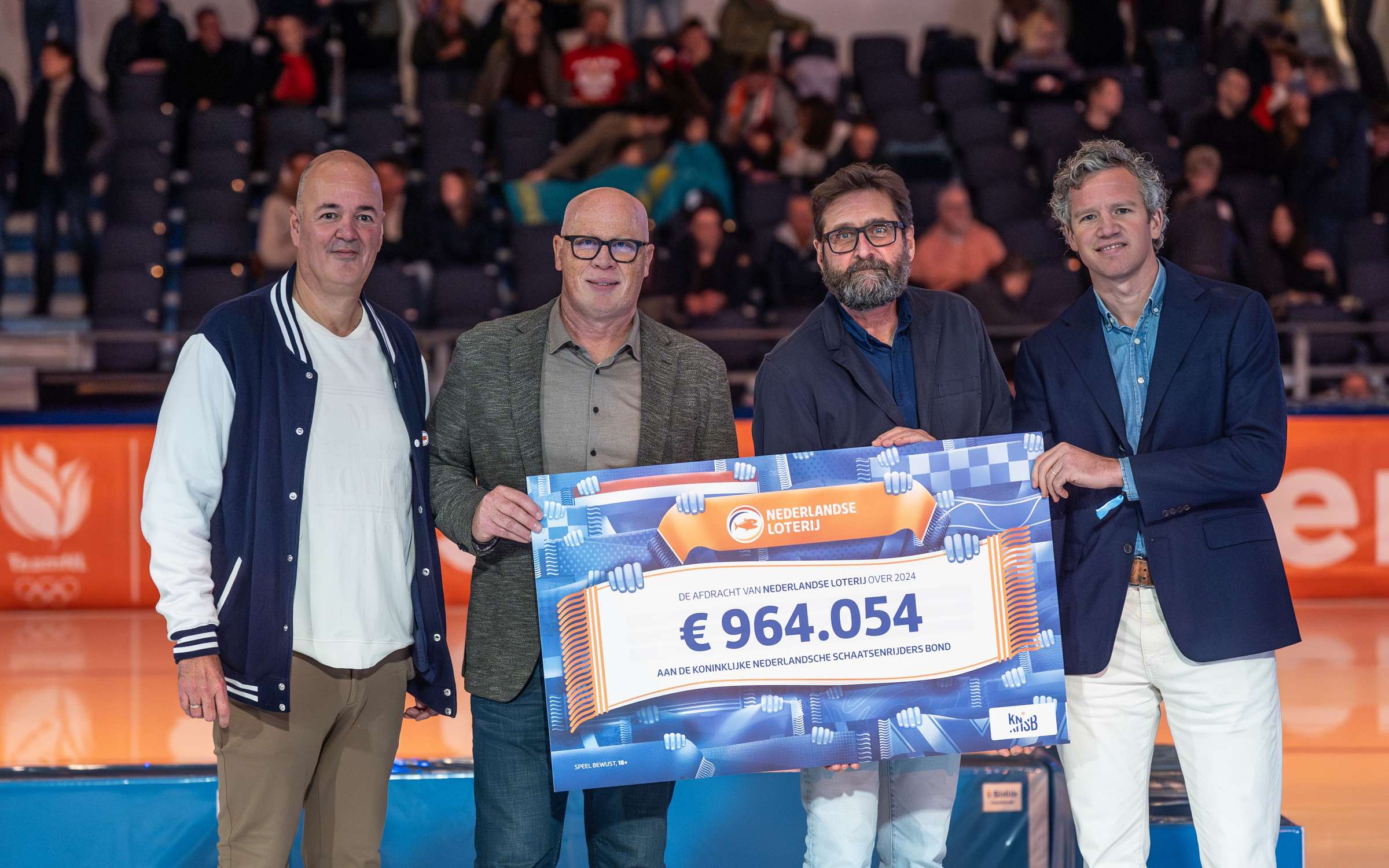 Cheque overhandiging - NLO KNSB