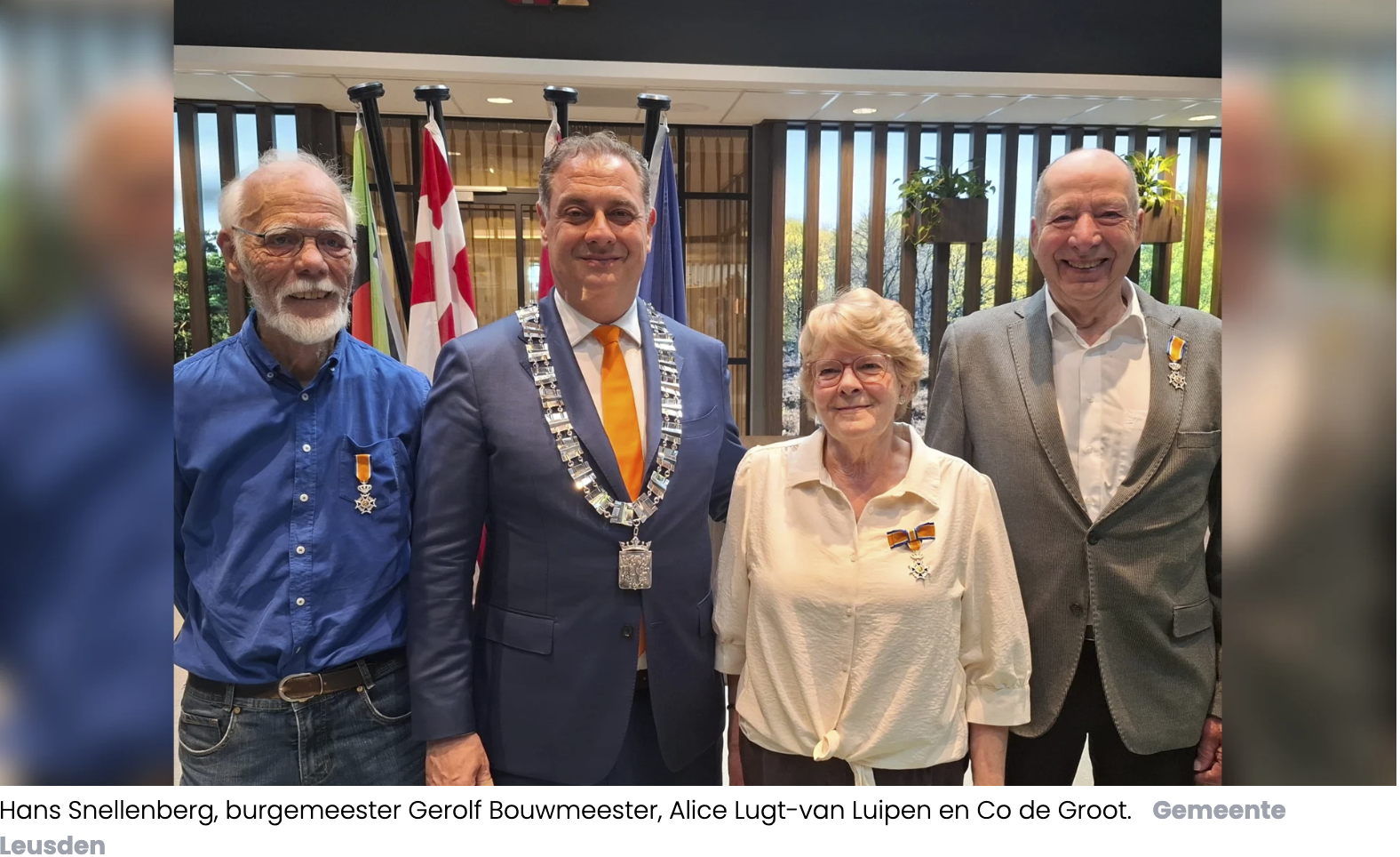 Co de Groot van AIJV krijgt onderscheiding