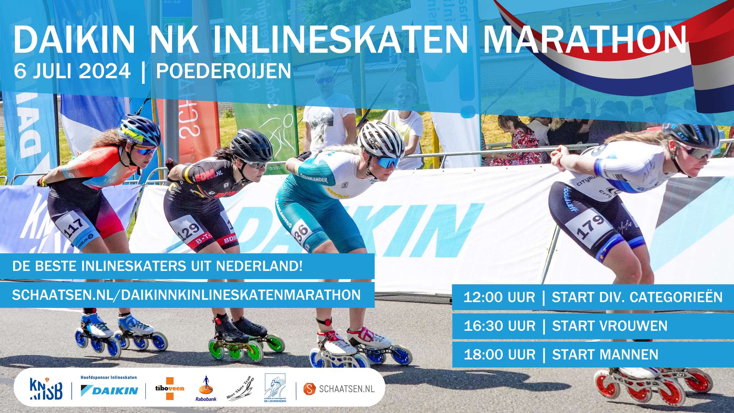 Daikin NK Inlineskaten Marathon 2024 -  Poederoijen