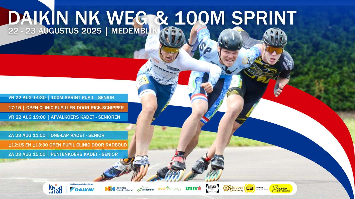 Daikin NK Weg 100m Sprint Liggend-
