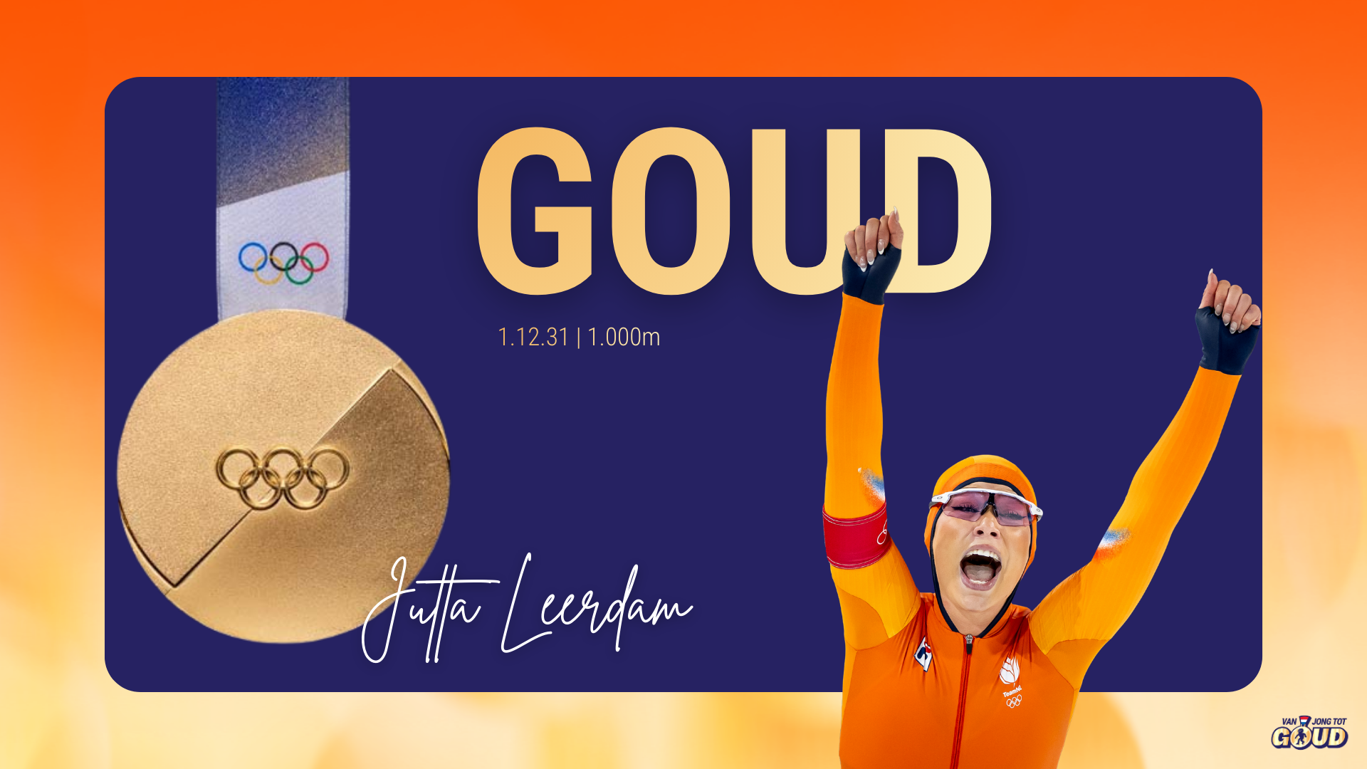 Goud 1000 Jutta Leerdam