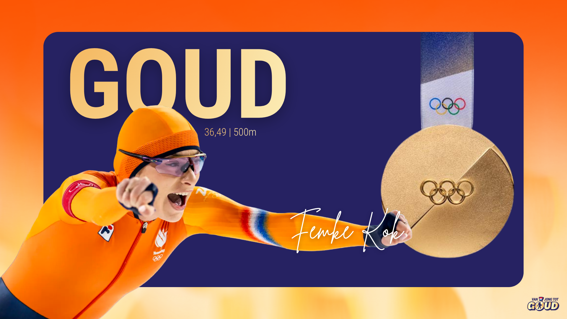 Goud 500 Femke Kok