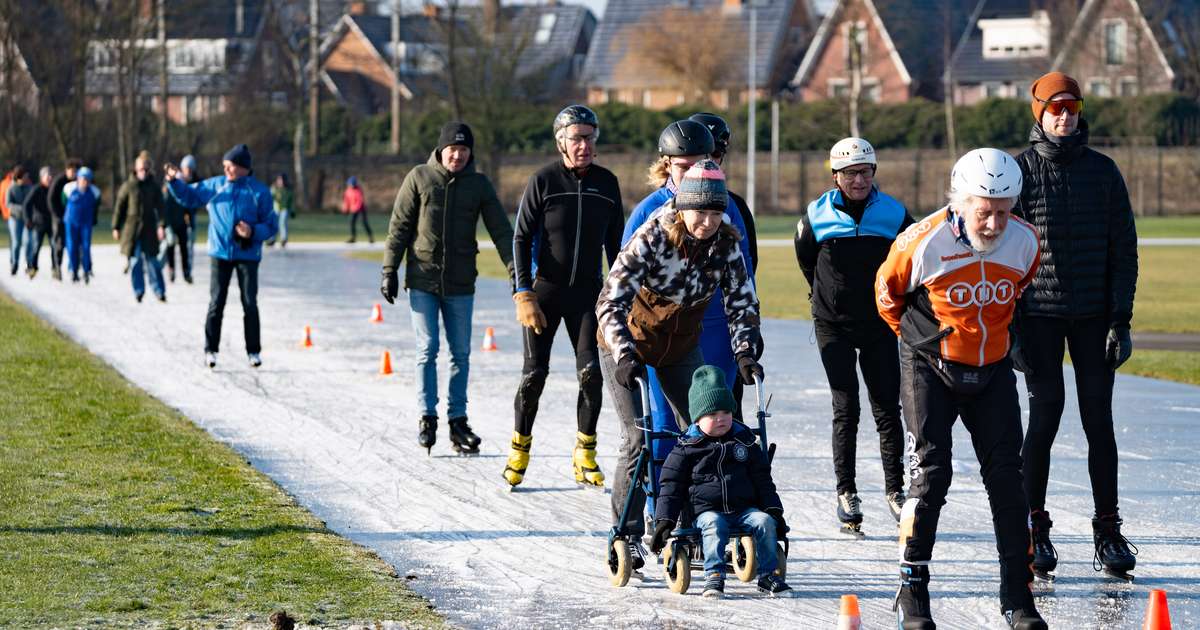 Schaatsplezier in Warmond dankzij inzet van vrijwilligers